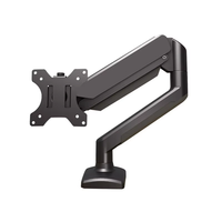 Support de moniteur de table à bras articulé réglable en hauteur avec ressort à gaz, pour écrans de 13 à 32 pouces, idéal pour les expositions et les bureaux