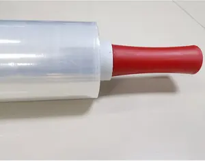 Dispenseur manuel de <span class=keywords><strong>film</strong></span> étirable PE, utilisation pour l'emballage, <span class=keywords><strong>film</strong></span> étirable assorti, produit d'emballage en plastique pour la maison, transparent, souple, 100-300% - Product Image 3