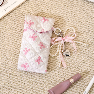 Eyeglasses Storage Bag Rectangle Portable Travel Storage <b>Case</b> With Floral Pattern <b>For</b> Eyewear Protection - Product Image 3