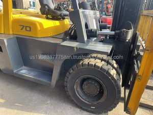 Japan Original TCM 7 Ton Powered <b>Pallet</b> Truck Model TCM 70 Diesel 4x4 Drive Offroad Good Performance Low Price <b>Used</b> 1 Year - Product Image 3