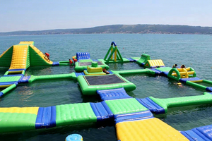<span class=keywords><strong>Parco</strong></span> Acquatico Gonfiabile Personalizzato in Offerta Speciale, Isola Galleggiante con Percorso a Ostacoli Gigante per Eventi in Mare, Lago e Piscina - Product Image 2