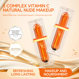 Crema Aclaradora y Nutritiva <span class=keywords><strong>de</strong></span> Grado Cosmético OEM, Corrector <span class=keywords><strong>de</strong></span> Maquillaje, Crema Tonificante con <span class=keywords><strong>Cinco</strong></span> Vitaminas C - Product Image 1