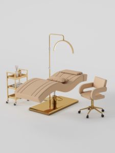 Cómoda Cama para Extensión de Pestañas Multicolor Reclinable para Salón de Belleza y Spa - Product Image 3