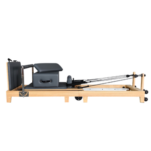 Lit de réforme pliable en bois de chêne durable pour le <span class=keywords><strong>yoga</strong></span> et le <span class=keywords><strong>Pilates</strong></span>, réforme pliable pour la maison - Product Image 2