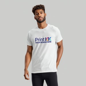 เสื้อยืดผู้ชายลายพิมพ์ลายเสือด้านหลัง คอตตอนทรงโอเวอร์ไซส์ คอกลม แขนสั้น สไตล์ลำลอง น้ำหนัก 250 กรัม - Product Image 4