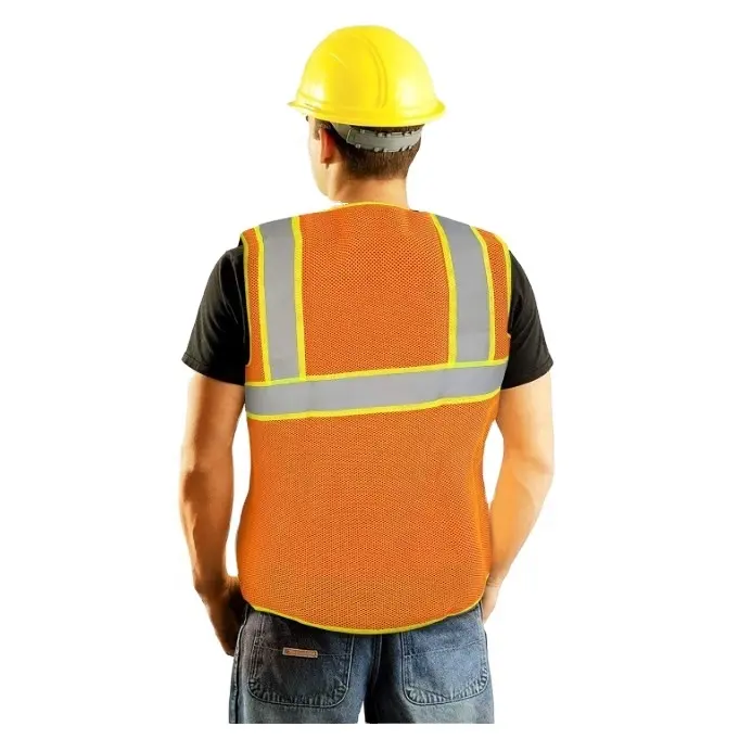 Hoge reflecterende PVC tape verkeersveiligheid vest mesh reflecterende vest Dagelijkse Grondstoffen producten safty vest