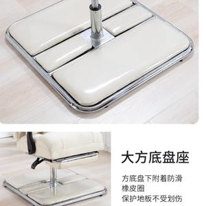 Équipement et mobilier de salon de coiffure antique, chaises de salon de coiffure, chaise de barbier en métal, chaise de barbier en cuir - Product Image 6