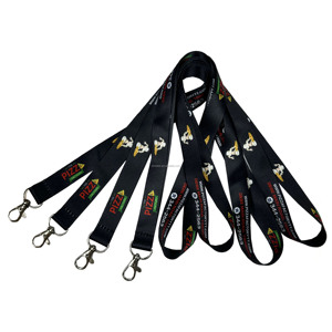 Free Samples/Design Direct Factory Wholesale Custom Neck <b>Lanyard</b> Sublimation <b>Polyester</b> Nylon Printed Promotional ID Card Holder - Product Image 1
