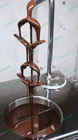 Machine d'enrobage, de tempérage et de distribution de chocolat et de beurre de cacao, prix usine