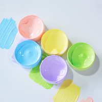 Peintures acryliques Macaron 108 couleurs, capacité 3 ml, en forme de crème glacée, kit de coloriage DIY pour poupées en plâtre peintes à la main