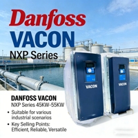Convertidor de Frecuencia VACON 100% Original, Nuevo, NXP01055-A5H1SSV-A1A2000000 136L0447, Inversor Serie NXP de 55KW, 380-500V Trifásico