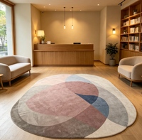 Luxury Handmade Area Rug Carpet Mat for Living Room Premium Rug Carpet for Living Room Reusable