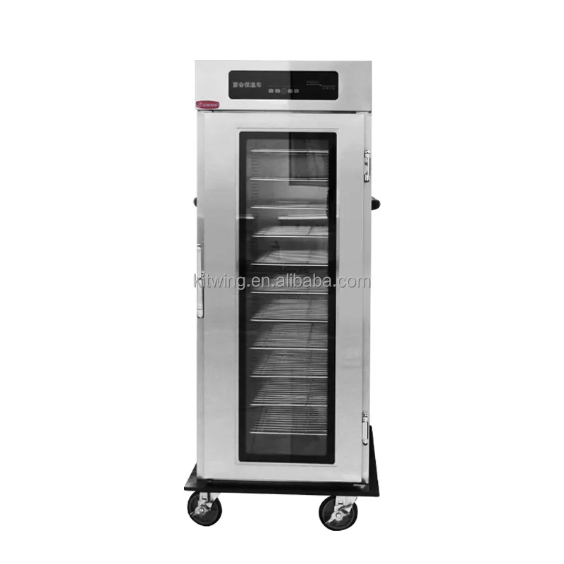 Hotel Catering Equipment Commercial Kitchen Stainless Steel Food Warmer Trolley Restaurant
