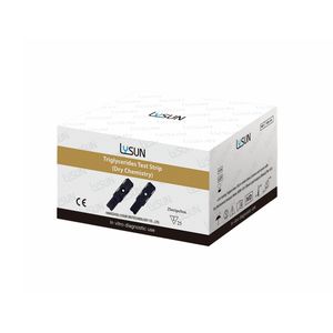 LYSUN TGS-101 Électrique Analyseur de Lipides Sanguins Bandelettes de <span class=keywords><strong>Test</strong></span> Spécifiques Triglycérides pour LPM-101/102 Mètres Certifié CE 2 Ans - Product Image 1