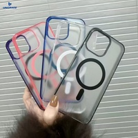 Étui de téléphone portable pour iPhone 16 transparent pour iPhone 14 Étui de téléphone magnétique transparent pour iPhone 17 Étui transparent en polycarbonate