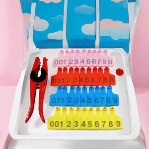 Attrezzatura per Allevamento Identificazione Animali <span class=keywords><strong>Domestici</strong></span> Etichette per Orecchie di Pecore Suini Maiali Bovini Mucche - Product Image 5