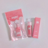 Sachet refermable de qualité alimentaire avec soufflet latéral, étanche, pour échantillons de rouge à lèvres, emballage plastique à fermeture éclair, lotion, masque facial, personnalisé