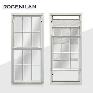 Rogenilan nhôm đơn cửa sổ treo đôi cửa sổ trượt dọc cửa sổ Ba cửa sổ treo đôi - Product Image 1
