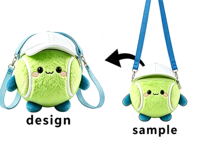 Adorable porte-monnaie en peluche de tennis, sac à bandoulière en fourrure pour enfants, sac à main personnalisé pour l'extérieur, design personnalisé, porte-monnaie en peluche de tennis