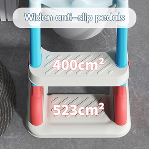 2024 Đa Năng Trẻ Em Ghế Gấp Nhà Vệ Sinh Ghế Thang Chất Lượng Cao Nhựa Bô Đào Tạo Ghế Ghế Ghế Với Bước Phân - Product Image 6