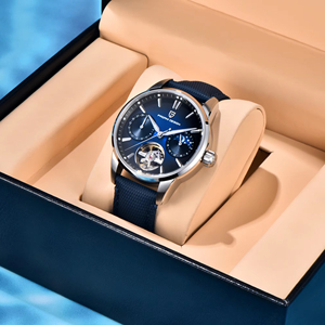 <span class=keywords><strong>Orologio</strong></span> Meccanico <span class=keywords><strong>Automatico</strong></span> da Uomo Pagani Design 2025 PD-YS021 - Quadrante Piccolo a Tre Lancette - Resistenza all'Acqua 100 Metri - Product Image 4