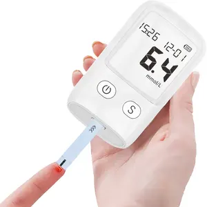 Venta caliente Glucómetro en sangre Pantalla digital LCD Monitor de azúcar en sangre diabetes