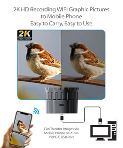 טלסקופ דיגיטלי HD WiFi עם מיקוד אוטומטי עבור טלסקופים 25 מ\\\"מ-50 מ\\\"מ, 4 מיליון פיקסלים, טווח עד 1000 מטר, מצלמת טלסקופ ניידת - Product Image 6