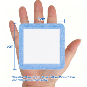 Apósito Superabsorbente para Heridas, Almohadilla Altamente Absorbente para Exudatos Abundantes y Úlceras <span class=keywords><strong>Venosas</strong></span> Crónicas en las Piernas - Product Image 2