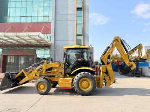 รถตักล้อยาง CAT 420F ใหม่เอี่ยม เครื่องยนต์เดิม ขับเคลื่อน 4 ล้อ เครื่องจักรอเนกประสงค์ เหมาะสำหรับงานขุด ตัก และขุดร่อง - Product Image 1