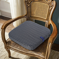 Coussin de chaise de bureau respirant en polymère POE pour soulager la sciatique et soutenir le coccyx, coussin à haute densité en polyéthylène