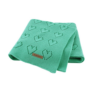 Couverture tricotée en coton biologique pour bébé, couverture douce en tricot torsadé pour nouveau-né, garçons et filles, 80x100cm, nécessités quotidiennes - Product Image 5
