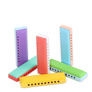 Precio de fábrica al por mayor de instrumentos musicales <span class=keywords><strong>Kongsheng</strong></span> Colorful10 agujero armónica juguete - Product Image 1
