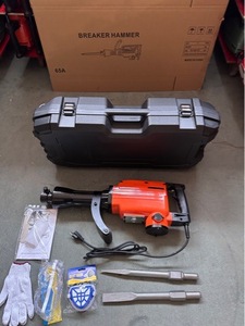 <span class=keywords><strong>Marteau</strong></span> de démolition électrique à couple élevé 110V-<span class=keywords><strong>Marteau</strong></span>-<span class=keywords><strong>piqueur</strong></span> de qualité industrielle pour le bris de béton, de brique et de pierre - Product Image 3