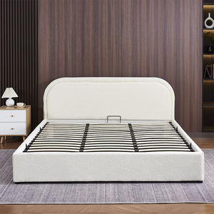 Juego de Muebles de Dormitorio para Hotel, Cama King Size, Doble, Tapizada en Tela, Lujosa, de Alta Gama - Product Image 2