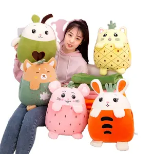 Augleka Factory Wholesale Plush Animal Shape Giant Best Sleeping Stuffed Soft Cartoon Animal Bag Bed Pillow For Kids Or Adults