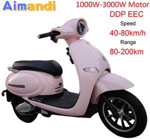 Scooter Eléctrico Nuevo con Motor sin Escobillas de 3000W, Homologación Europea EEC COC QS, Precios de China, Motocicleta Eléctrica para Adultos - Product Image 3