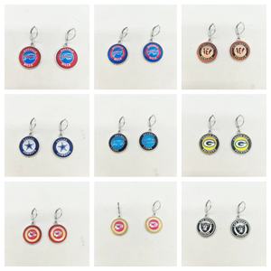 مخصص Seahawks فريق كرة القدم الأمريكية شعار أقراط متدلية المجوهرات المعدنية مروحة الرياضة هدية فكرة لعبة اليوم الملحقات - Product Image 6