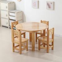 Ensemble de table et de chaises d'étude en bois Montessori pour enfants, série pour tout-petits et enfants d'âge préscolaire