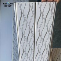 Panneau Décoratif en PVC pour Plafond Faux-Plafond Ciel Ras au Nicaragua, Rainuré et Bouveté, Dalles de Plafond pour Décoration