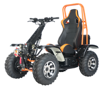 Scooter électrique Sumeide 3000WX4 60V 4x4 certifié CE, batterie lithium, 50 km/h, utilisation agricole, ATV, certifié COC EEC, capteur