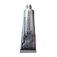 Tube de dentifrice miniature en aluminium jetable pour hôtel, vide, 1g 2g 3g 5g