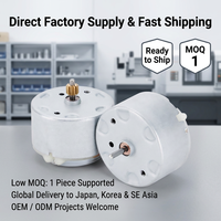 Moteur micro DC RF-500TB-12560 3V 12V 2700RPM 32mm, moteur électrique à balais silencieux à couple élevé pour humidificateur et diffuseur de parfum