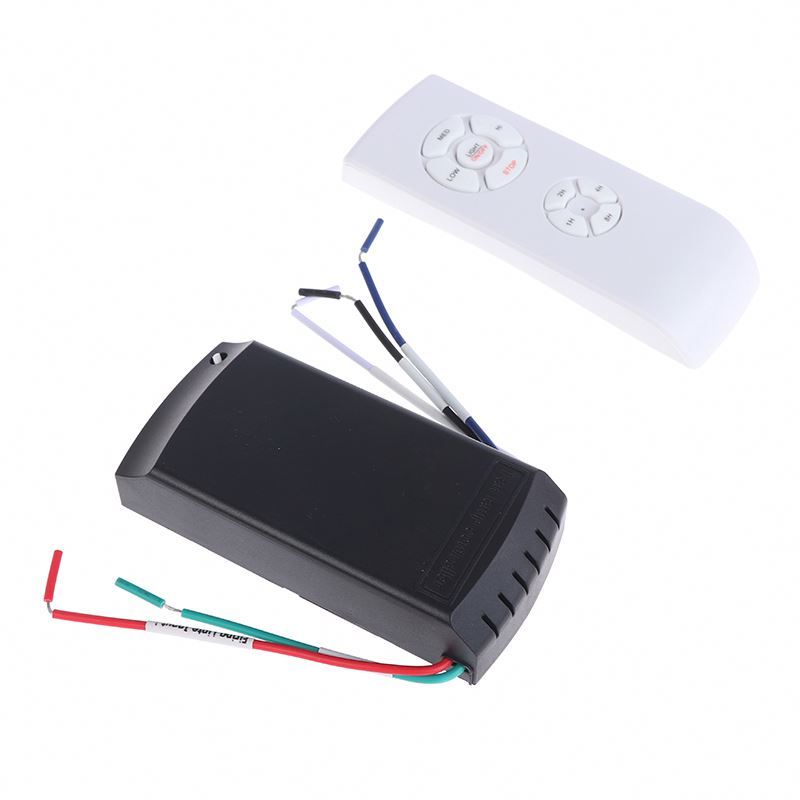 Universal Ceiling Fan Lamp Remote Control Kit 110-240V Timing Wireless Control Switch Adjusted Wind Speed Transmitter Receiver