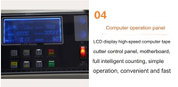 Hx-95M électrique couteau Cutter automatique chaud/froid Machine à refendre pour vêtements en Nylon sangle ruban ruban coupe papier emballage