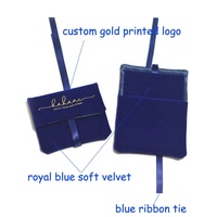 Ensemble d'emballage de luxe pour bijoux : pochette anti-poussière personnalisée avec enveloppe et cartes d'insertion