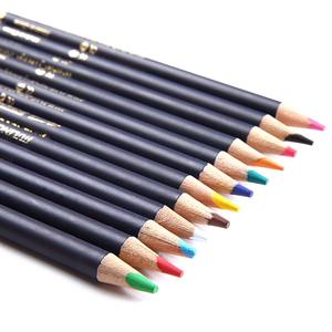 Professionale solubile in acqua matite colorate Set <span class=keywords><strong>con</strong></span> scatola di latta 12 <span class=keywords><strong>colori</strong></span> - Product Image 3