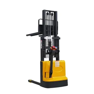 Electric Stacker Manual Pallet Lifter Electric Pallet Forklift Truck 1000kg 1500kg 2000kg Walking Electric Stacker Electric Forklift