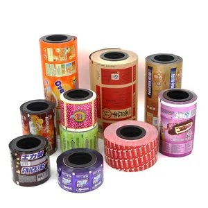 Customized Printing Laminated Aluminum Foil Roll Film For Automachine Packaging Machine