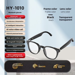 Gafas Inteligentes con IA <span class=keywords><strong>para</strong></span> Llamadas, Música, Traducción IA, Deportes, Ciclismo, Anti-Luz Azul, Control Táctil, Gafas de Sol de Lujo DC - Product Image 1