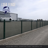 Base d'assemblage d'éolienne de haute qualité, anti-corrosion, avec panneau en treillis soudé anti-escalade, en acier galvanisé thermolaqué, clôture de sécurité 358